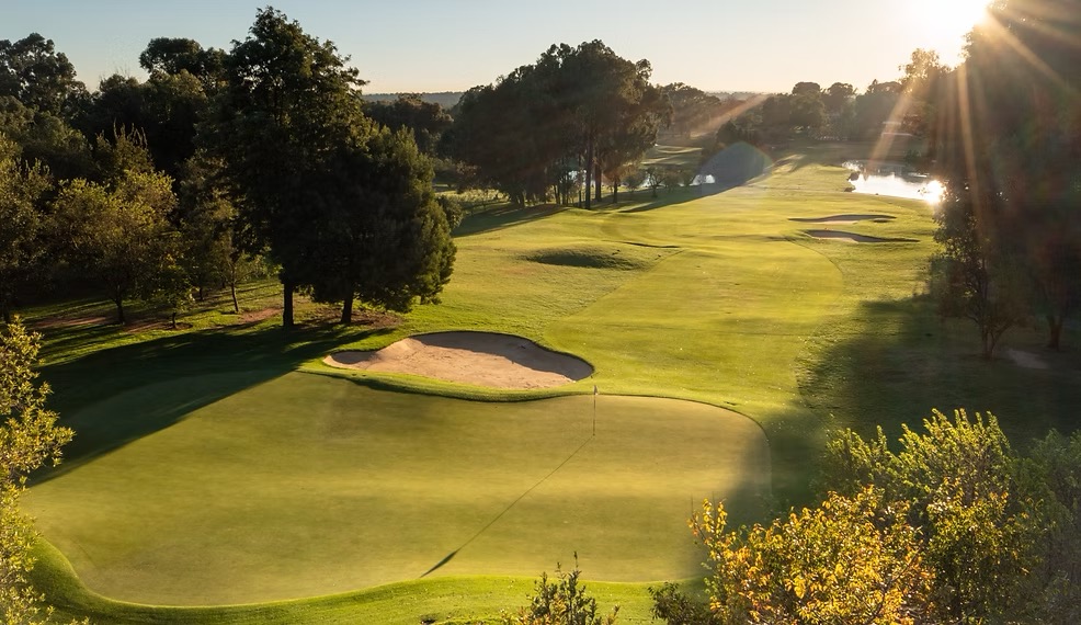 Houghton Golf Club — cinematic course view